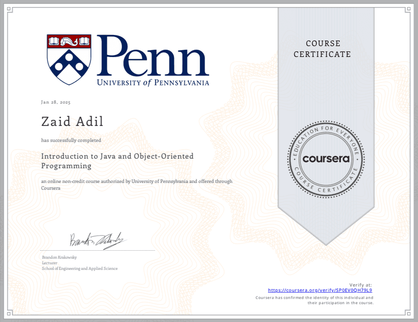 Introduction to Java and Object-Oriented Programming